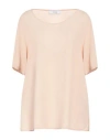 Kaos Woman Top Beige Size 10 Viscose In Beige