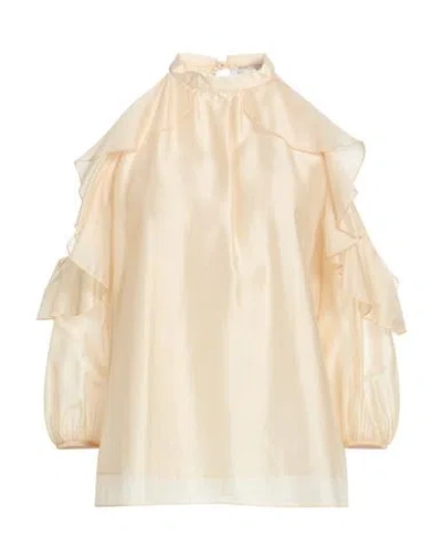 Kaos Woman Top Beige Size S Lyocell, Polyester In Nude