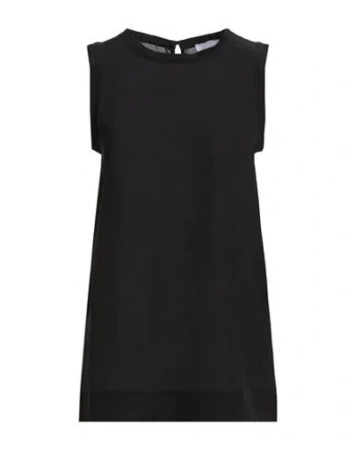 Kaos Woman Top Black Size 10 Silk