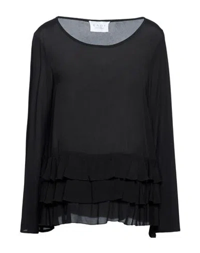 Kaos Woman Top Black Size 4 Viscose
