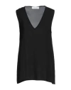 Kaos Woman Top Black Size 6 Viscose In Black