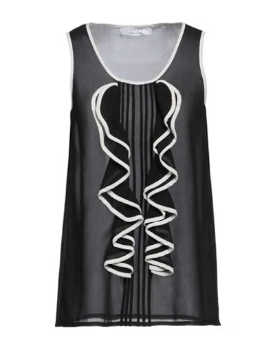 Kaos Woman Top Black Size 8 Polyester