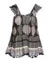Kaos Tops In Black