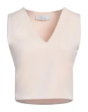 Kaos Woman Top Blush Size 10 Acetate, Nylon, Elastane In Pink
