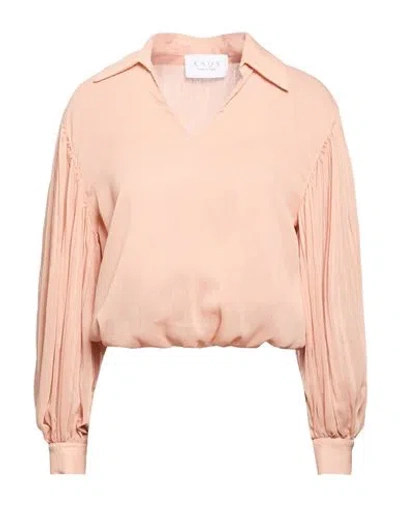 Kaos Woman Top Blush Size 6 Polyester In Pink