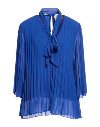 Kaos Woman Top Bright Blue Size 8 Polyester