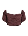 KAOS KAOS WOMAN TOP BURGUNDY SIZE 8 COTTON