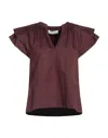 Kaos Blouses In Brown