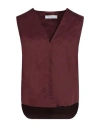 Kaos Woman Top Chocolate Brown Size 8 Cotton