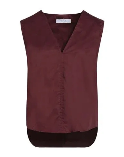 Kaos Woman Top Chocolate Brown Size 8 Cotton