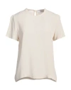 Kaos Woman Top Cream Size 4 Rayon In White