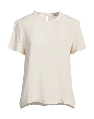 Kaos Woman Top Cream Size 4 Rayon In White
