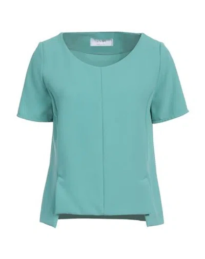 Kaos Woman Top Emerald Green Size 12 Polyester, Elastane