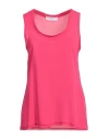 Kaos Woman Top Fuchsia Size 12 Rayon In Pink