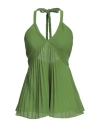 Kaos Woman Top Green Size 4 Polyester