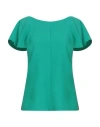Kaos Woman Top Green Size 8 Polyester, Elastane