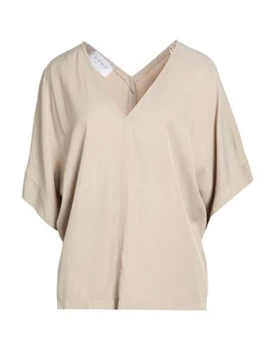 Kaos Woman Top Grey Size 8 Viscose In Neutral