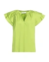 Kaos Woman Top Light Green Size 12 Cotton
