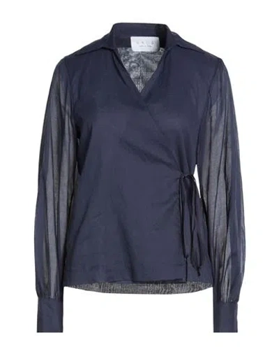 Kaos Woman Top Navy Size 8 Cotton In Blue