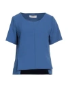 Kaos Woman Top Pastel Blue Size 12 Polyester, Elastane