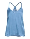 Kaos Woman Top Pastel Blue Size 6 Viscose