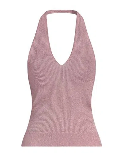 Kaos Woman Top Pink Size M Viscose, Polyamide, Polyester