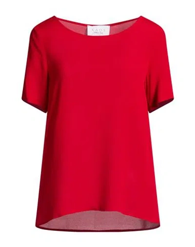 Kaos Woman Top Red Size 6 Viscose