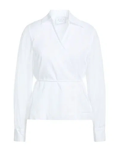 Kaos Woman Top White Size 12 Cotton