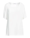Kaos Woman Top White Size 2 Viscose
