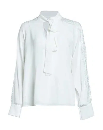Kaos Woman Top White Size 4 Polyester In Gray