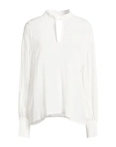 Kaos Woman Top White Size 8 Viscose