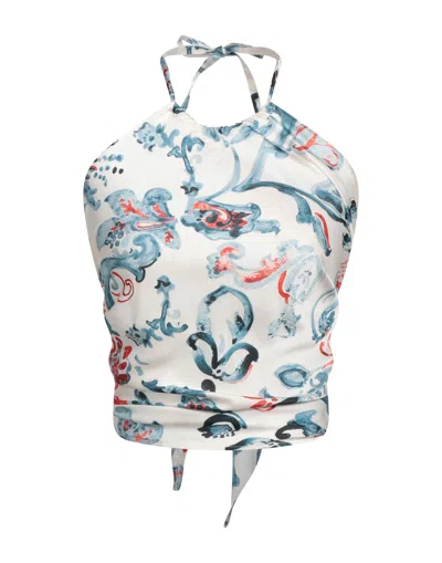 Kaos Tops In White