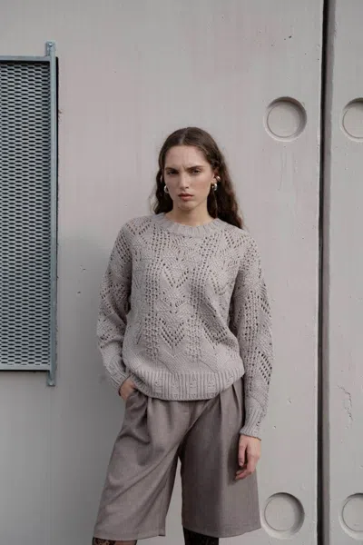 Kaos Women's Knitwear  Qi1pt001 6002 In Gray