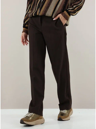Kaos Women's Trousers  Rijco010 6006 In Brown