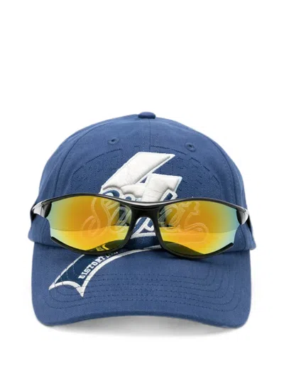 Kap Company Logo-embroidered Cap In Blue