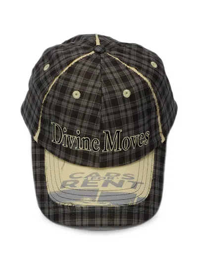 Kap Company Tabloid Frayed-edge Baseball Cap In Multi