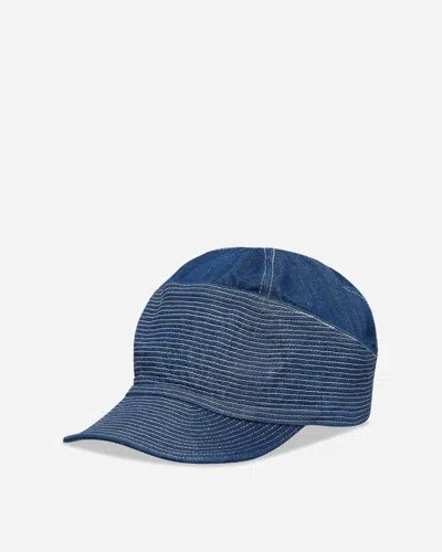 Kapital 11.5oz Denim The Old Man And The Sea Cap Washed Indigo In Blue