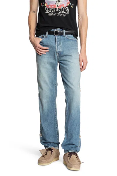 Kapital 14oz Denim Monkey Cisco Jeans In Blue