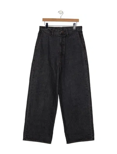 Pre-owned Kapital 14oz Port Baggy Slim Fit Jeans In Grey