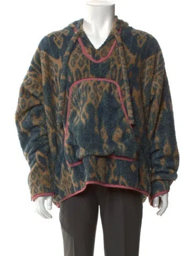 Pre-owned Kapital 2021 Java Kasuri Sweatshirt In Blue