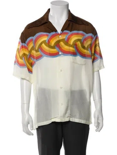 Pre-owned Kapital 2022 Graphic Print Shirt In Neutral