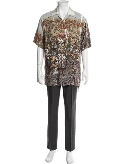 Pre-owned Kapital 2024 Navajo Land Aloha Shirt In Brown