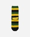 Kapital 56 Yarns Rasta Rainbowy Happy Heel Socks In Black