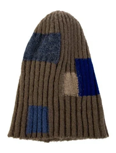 Pre-owned Kapital 5g Wool Tugihagi Knit Cap In Green