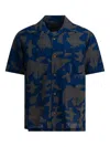Kapital Abstract-print Shirt In Blue