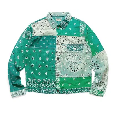 Pre-owned Kapital Bandana 1st Jacket Size 3 In Green