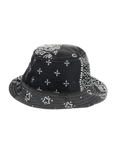 Pre-owned Kapital Bandana Bucket Hat In Green