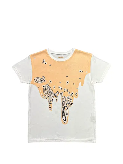 Kapital Bandana Drip T-shirt In Multi
