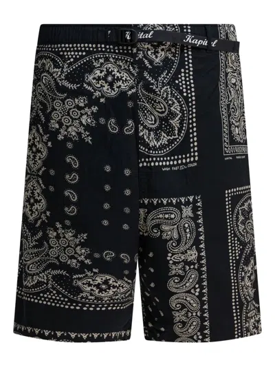 Kapital Bandana Shorts In Black