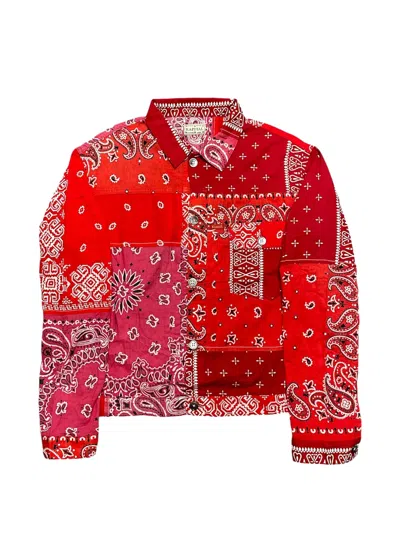 Kapital Bandana-patchwork Shirt In Multi